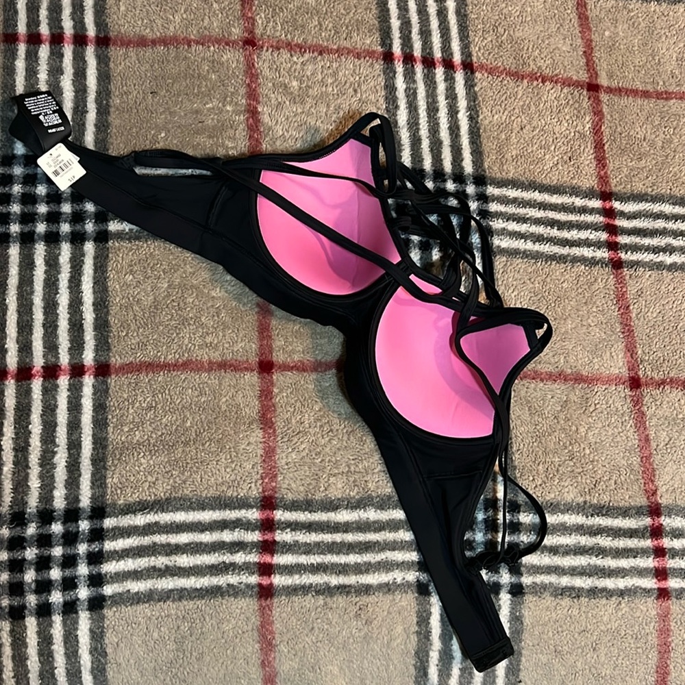 Black Victorias Secret Pink Ultimate Bra